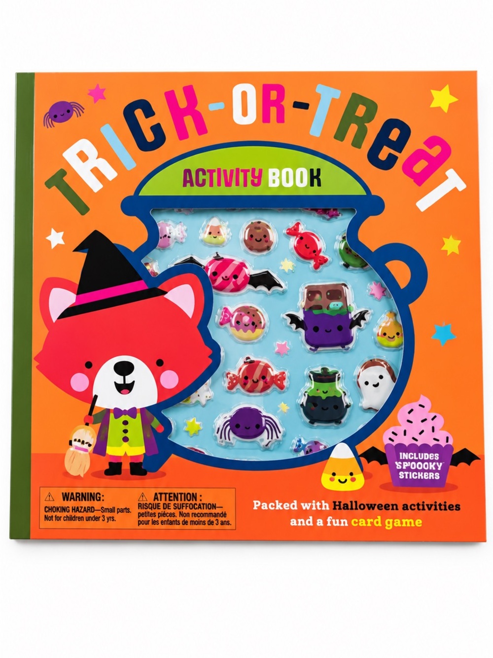 Gigglescape Trick or Treat Halloween Activity Book Spooky Stickers & Card Game